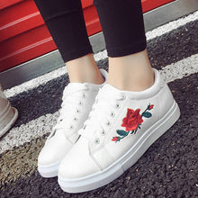 Load image into Gallery viewer, \canva shoes female white shoes flat shoes female casual shoes