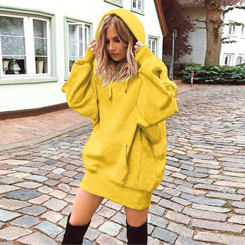 Solid Color Clothes Hoodies Pullover Coat